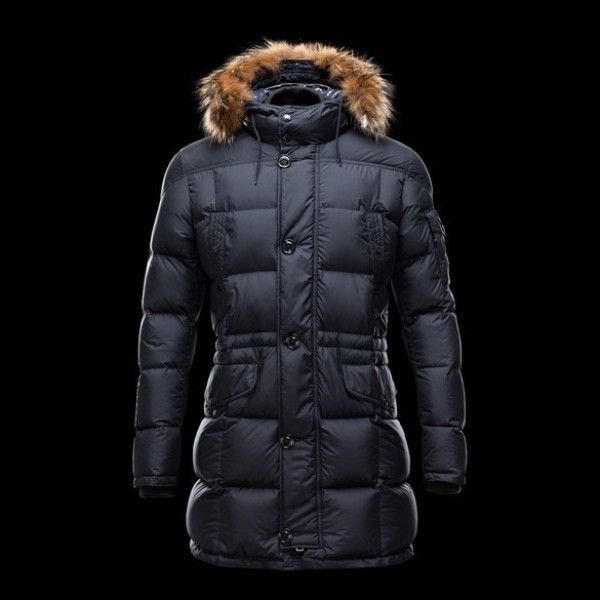 Moncler Uomo Cappotti Blu